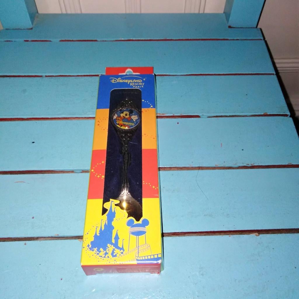 Theelepeltje Disneyland Paris, Ophalen of Verzenden, Mickey Mouse, Gebruikt, Overige typen