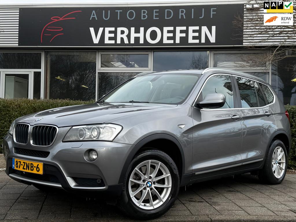 BMW X3 XDrive20i High Executive - AUTOMAAT - LEDER - STOELVE, Auto's, Euro 5, Gebruikt, Zwart, 4 cilinders