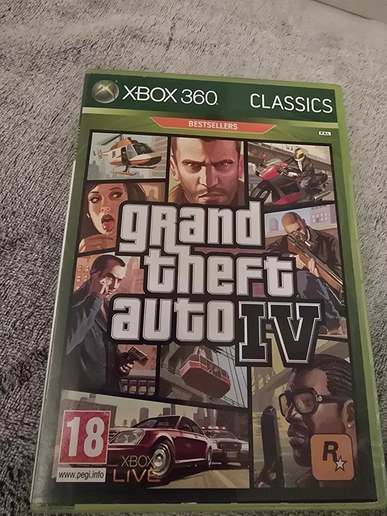 Grand Theft Auto IV (GTA 4) - Xbox 360 Classics, Avontuur en Actie, Online, Gebruikt, Vanaf 18 jaar