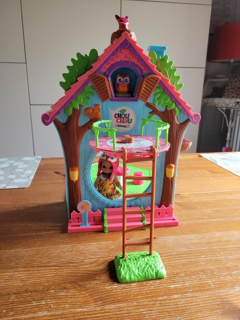 Mini chou chou birdies huis, Ophalen, Zo goed als nieuw, Poppenhuis