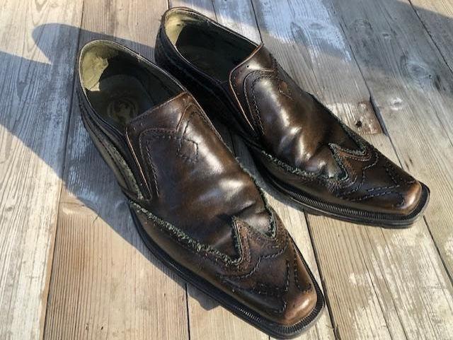 Soho Lab cowboy schoenen , maat 44 / usa 10.5 . met originel, Bruin, Overige typen, Ophalen of Verzenden, Zo goed als nieuw