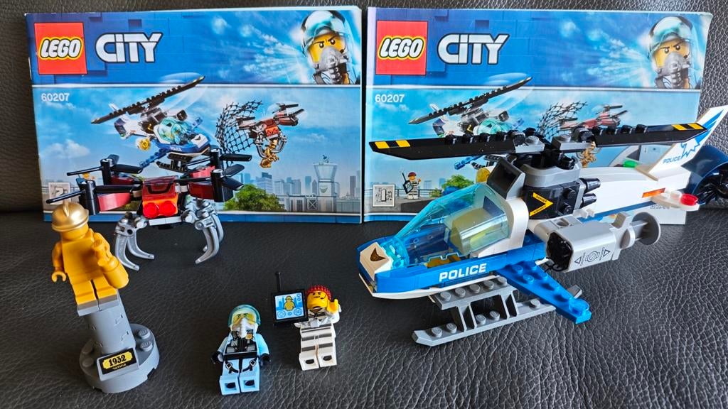 Lego City 60207 Luchtpolitie drone achtervolging, City, Lego, Ophalen of Verzenden, Complete set