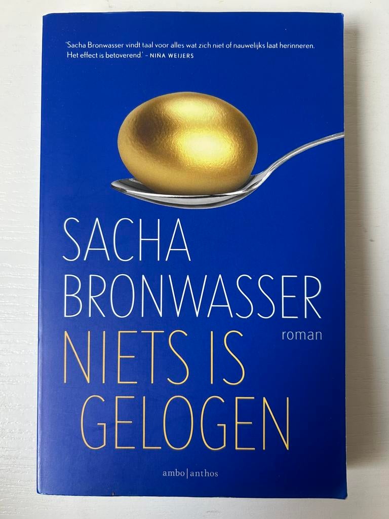 Sacha Bronwasser - Niets is gelogen, Boeken, Literatuur, Gelezen, Ophalen of Verzenden