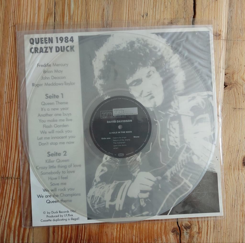 Queen - Crazy Duck (Duitsland 1984) LP, bootleg, Ophalen of Verzenden, Gebruikt, 12 inch, Poprock