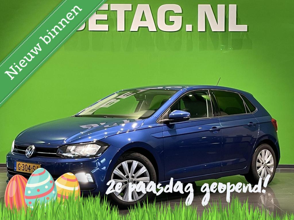 Volkswagen Polo 1.0 TSI Highline | Virtual cockpit | Climate, Voorwielaandrijving, Euro 6, Blauw, Adaptive Cruise Control