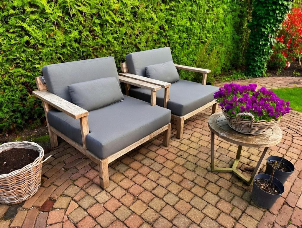 Apple Bee XXL factor Loungeset Tuinset, Tuin en Terras, Tuinsets en Loungesets, Ophalen, Zo goed als nieuw, Stoel