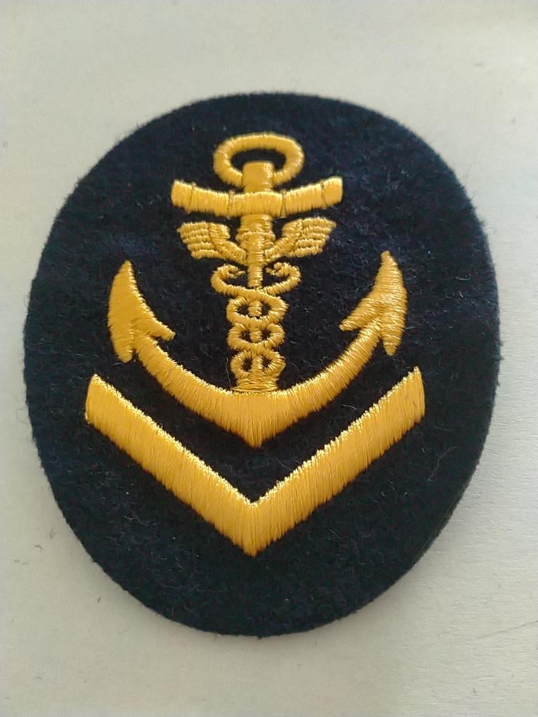 DDR Volksmarine , Oberverwaltungsmaat , administratieve dien, Verzenden, Marine, Duitsland, Embleem of Badge