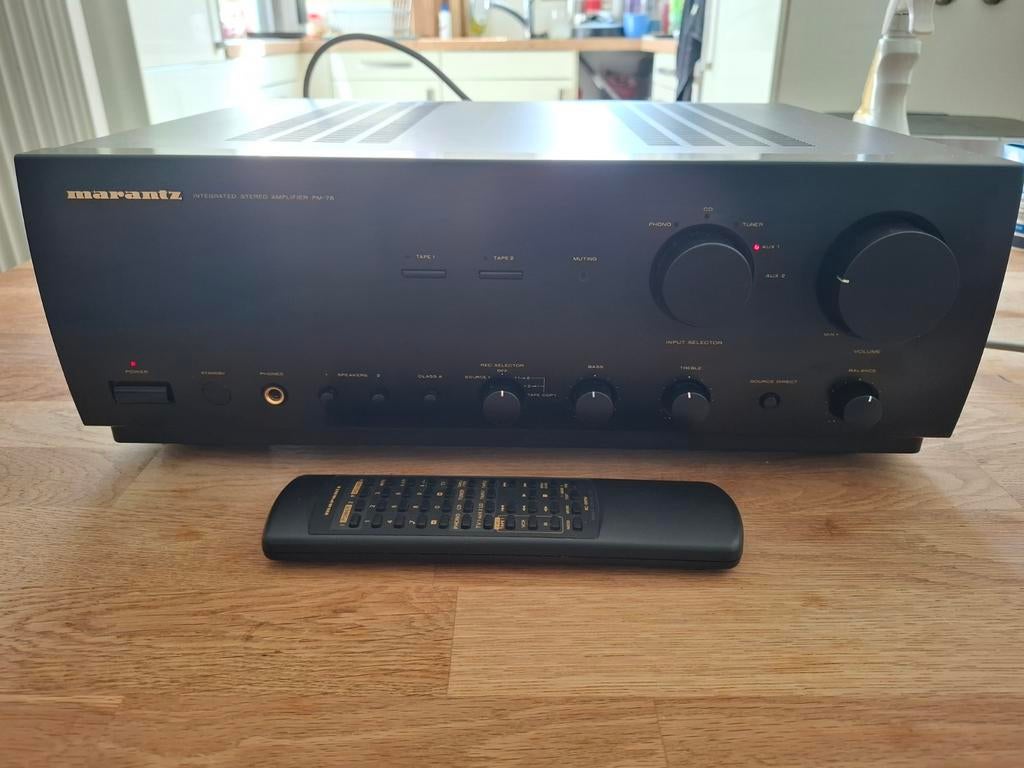 Marantz  PM-78 geïntegreerde versterker, Gebruikt, 60 tot 120 watt, Stereo, Ophalen