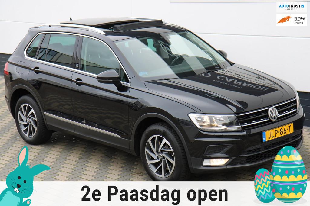 Volkswagen Tiguan 2.0 TSI 4Motion 179PK DSG Pano Carplay !, Stof, Gebruikt, Zwart, 4 cilinders
