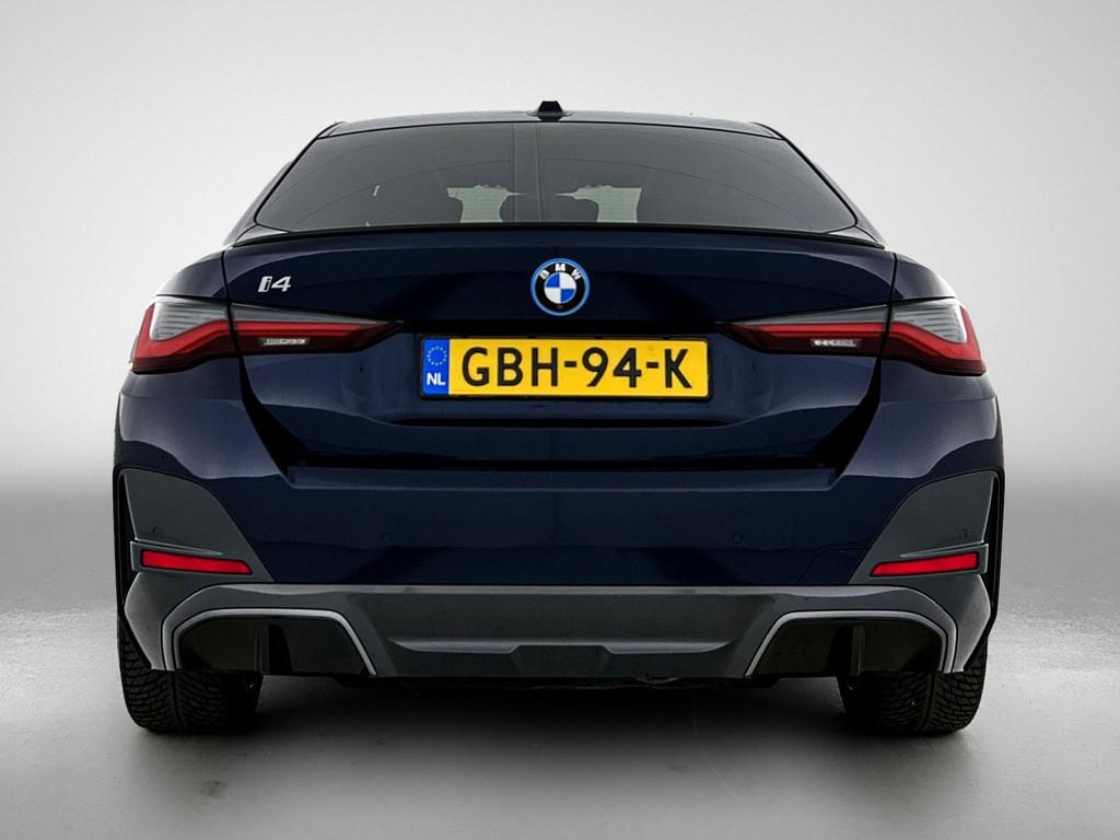 BMW i4 eDrive40 High Executive 84 kWh | M Sportpakket Pro |, Gebruikt, Zwart, Blauw, Adaptive Cruise Control