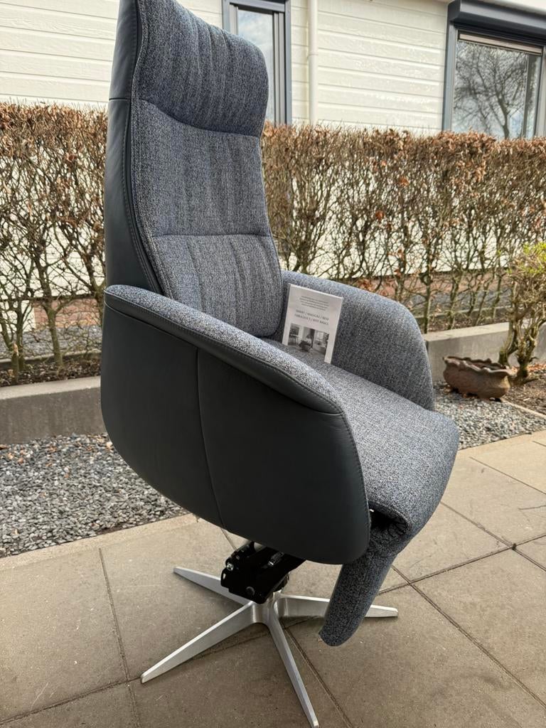 Twice De Toekomst sta op relax stoel relaxfauteuil, Ophalen of Verzenden, Nieuw, Leer, Gratis bezorging regio Utrecht