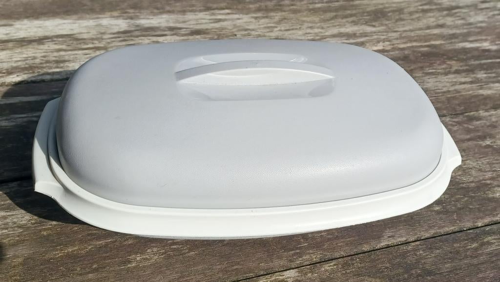 Tupperware serveerwonder, Ophalen of Verzenden, Zo goed als nieuw, Wit, Bak of Kom