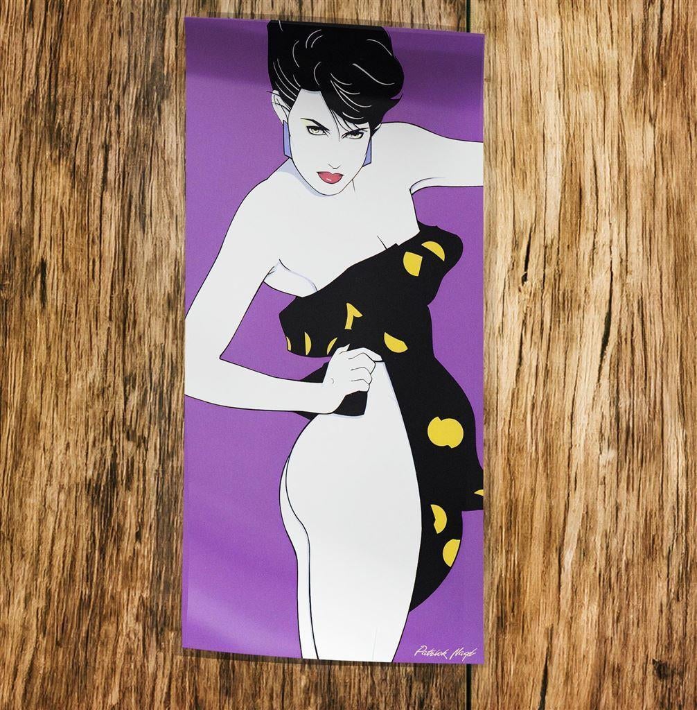PATRICK NAGEL 25x50cm pop art kunst Poster affiche, Ophalen of Verzenden, Nieuw, A1 t/m A3, Film en Tv
