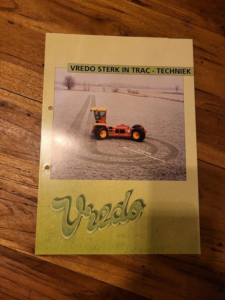 tractor folder Vredo sterk in Trac - Techniek, Ophalen of Verzenden, Zo goed als nieuw
