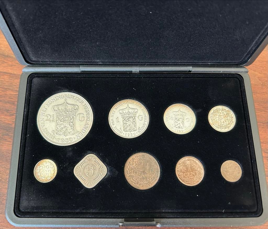 De Krooncollectie 1898 - 1948, Postzegels en Munten, Zilver, Overige waardes, Koningin Wilhelmina, Verzenden