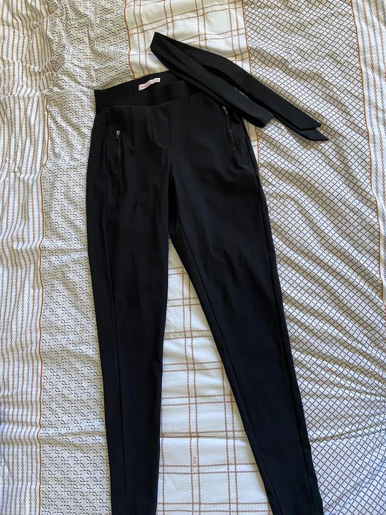 Studio Anneloes zwarte broek maat S, Kleding | Dames, Broeken en Pantalons, Zwart, Ophalen of Verzenden, Zo goed als nieuw, Maat 36 (S)