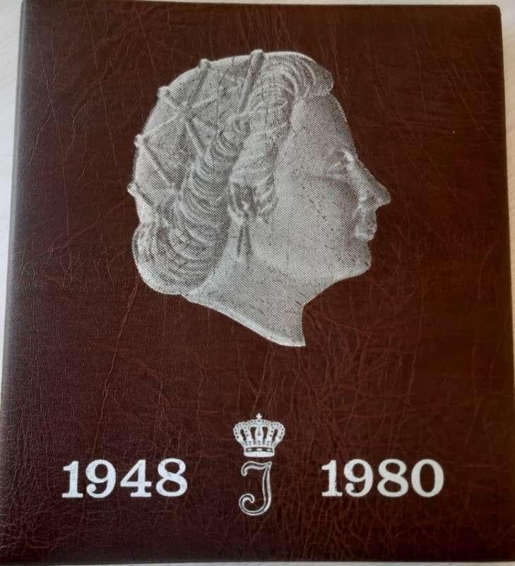 Nederland verzameling Juliana 1 Cent t/m 2,5 Gulden incl zil