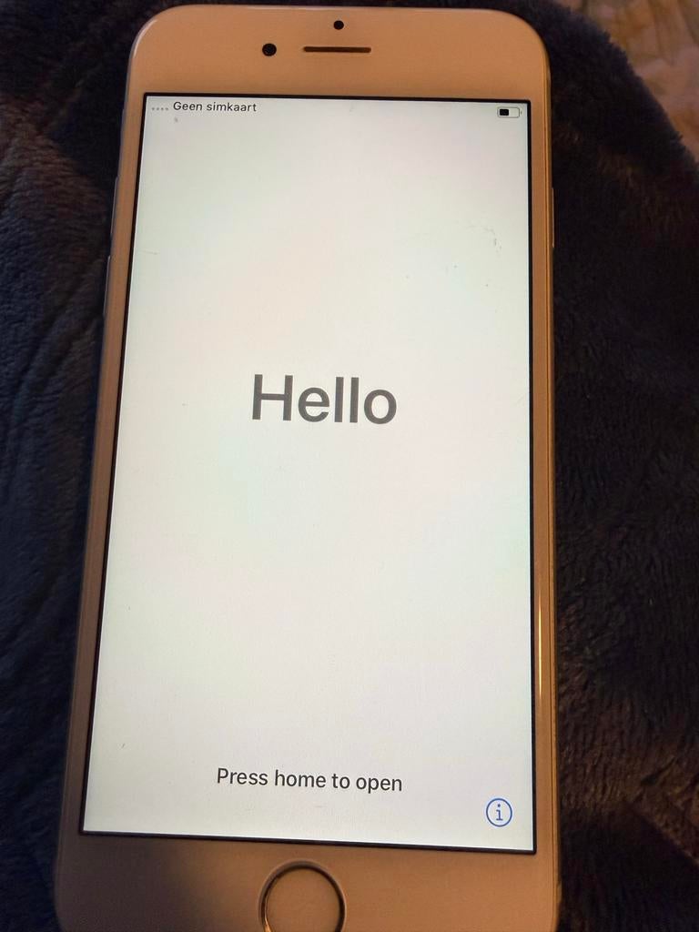 iPhone 6S, Gebruikt, 16 GB, Wit, Ophalen of Verzenden