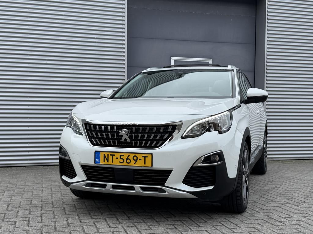 Peugeot 3008 1.2 PureTech Première I Aut. I Pano.dak I Navi, Gebruikt, 1199 cc, Leder en Stof, Wit