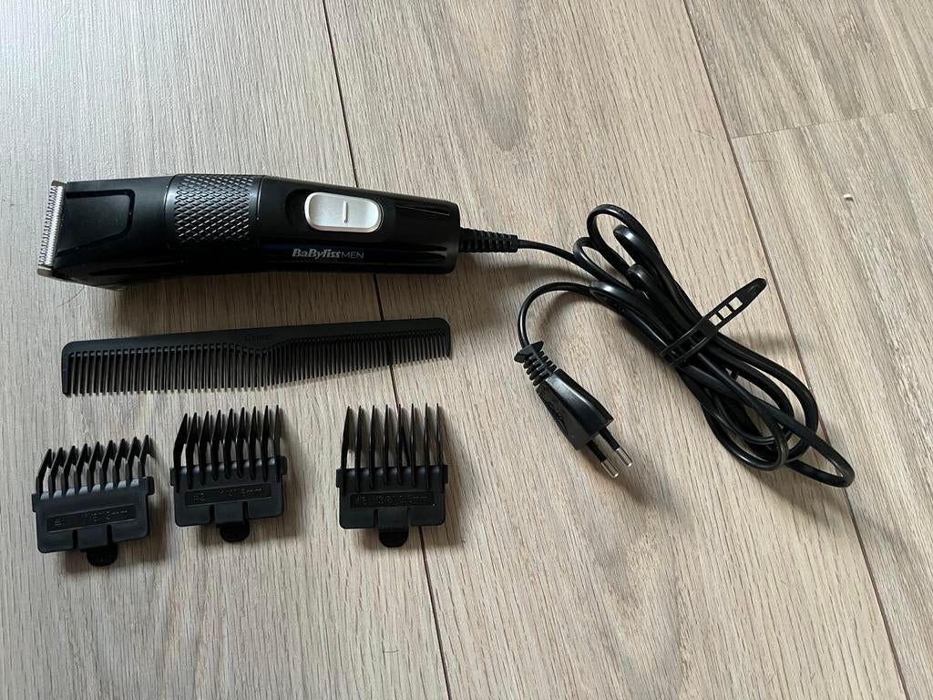 BaBylissMEN Tondeuse met opzetstukken en kam, Ophalen of Verzenden, Gebruikt, Haarverzorging