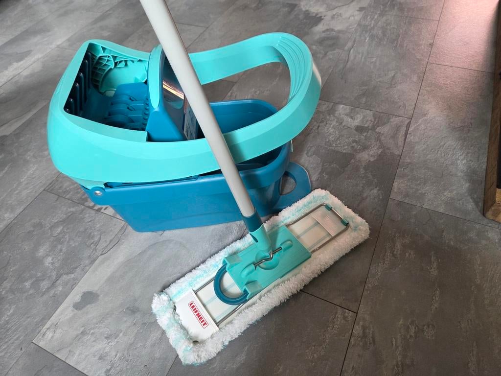 Leifheit dweilsysteem met emmer, Huis en Inrichting, Schoonmaakartikelen, Ophalen
