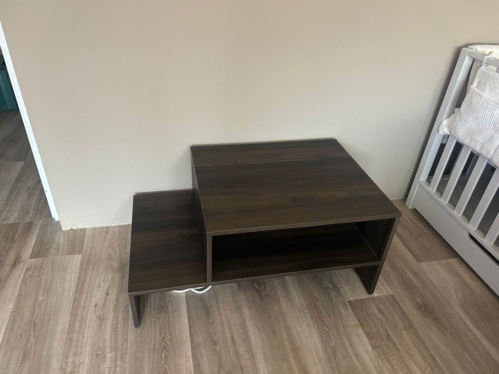 IKEA HOLMERUD salontafel, Huis en Inrichting, Tafels | Salontafels, Ophalen, 50 tot 100 cm, Zo goed als nieuw, Overige vormen