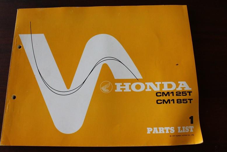 Honda CM125T CM185T 1977 motorcycle parts list CM 185 twin, Ophalen of Verzenden, Honda