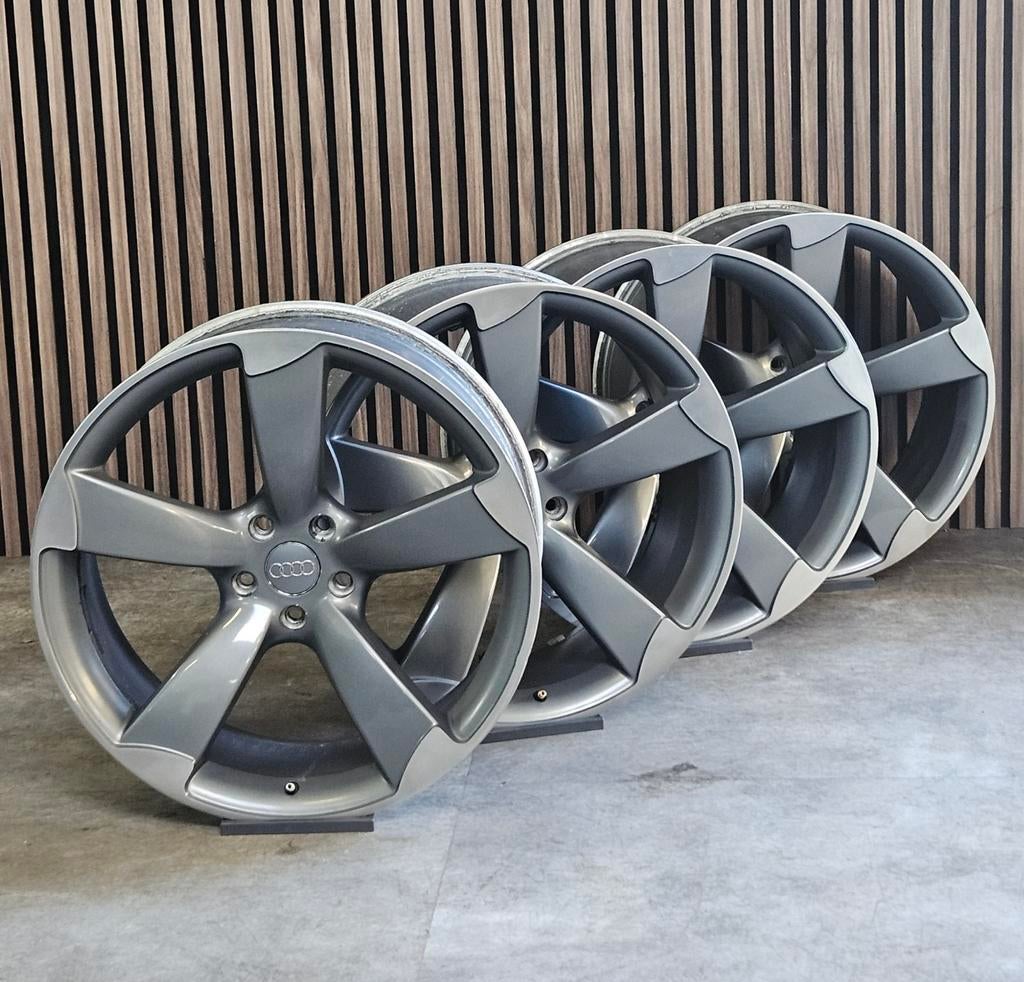 Nette 20" Rotor Concave Velgen 5x112 Pastop AUDI A6 A7 A8 Q5, Gebruikt, Velg(en), Ophalen of Verzenden, B3