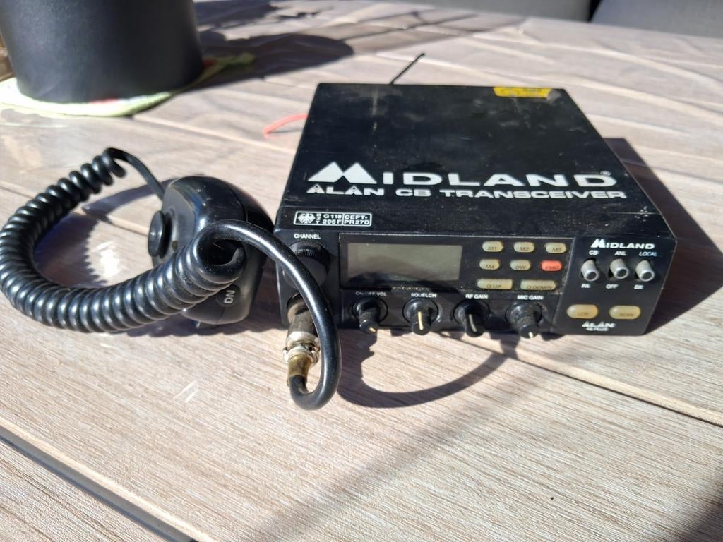 Midland Alan CB Transceiver met microfoon, Ophalen of Verzenden