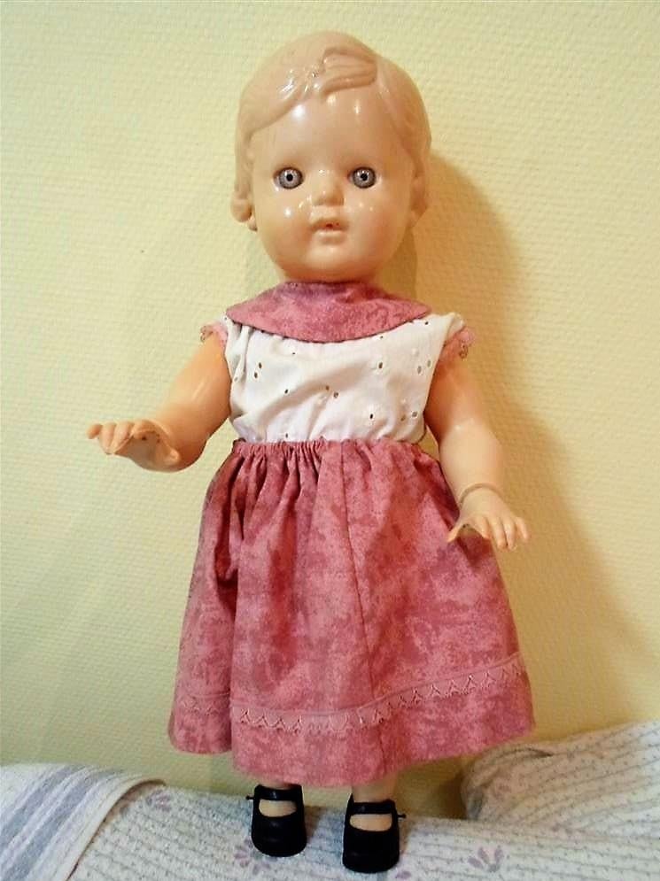 Wildebras pop met schildkröt hoofd. Uitgegeven in 1957., Ophalen of Verzenden, Zo goed als nieuw, Pop