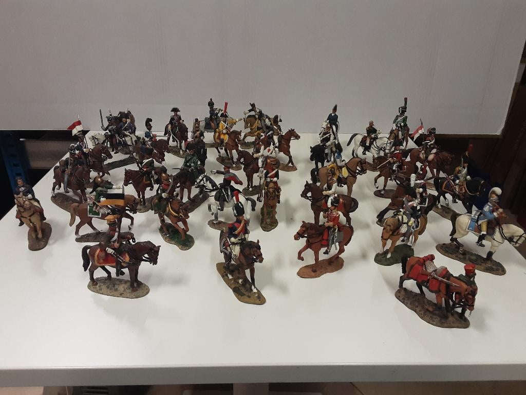 Tinnen soldaten DEL PRADO collectie : 34 stuks, Verzamelen, Overige gebieden, ., Miniatuur of Beeldje, Ophalen of Verzenden