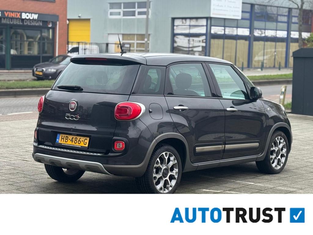 Fiat 500 L 0.9 TwinAir Trekking,1eigenaar,navigatie, cruise, Voorwielaandrijving, Gebruikt, Euro 6, Leder en Stof