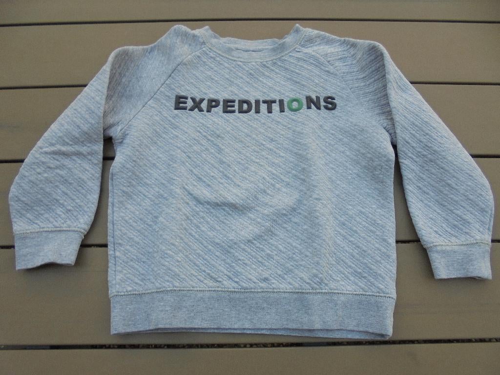 K225 Grijze trui SR maat 110, Trui of Vest, SR, Ophalen of Verzenden, Zo goed als nieuw