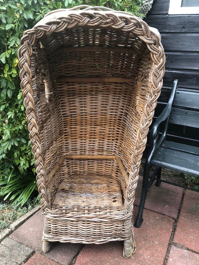 Rotan strandstoel voor kinderen, Ophalen, Gebruikt, Rotan