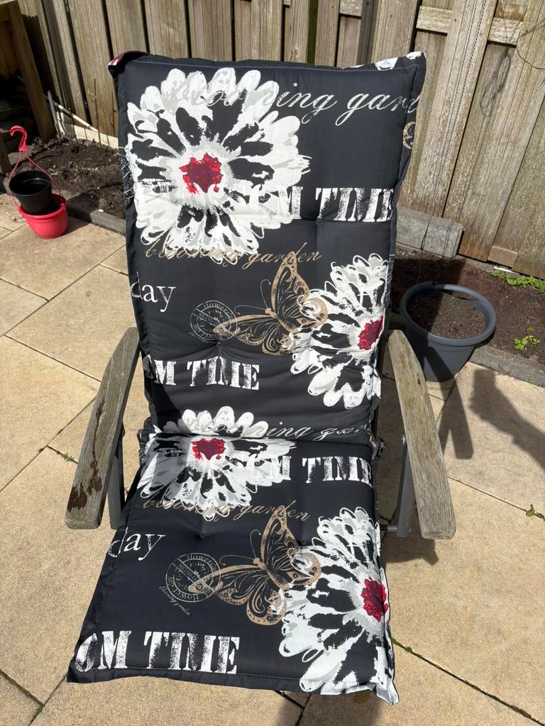 Tuinstoel kussen, Tuin en Terras, Tuinmeubel-accessoires, Ophalen, Zo goed als nieuw