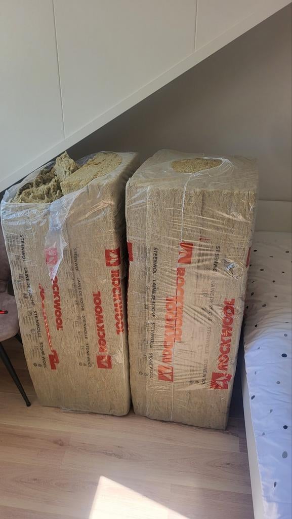 Rockwool steenwol isolatie 100x1200x600mm, Ophalen, Nieuw, Steenwol, 4 tot 8 cm