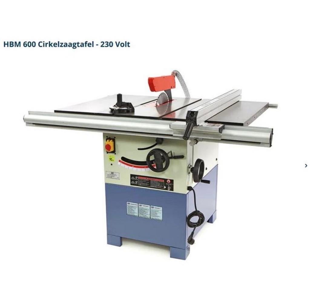 Professionele formaatzaag MJ2330A - HBM Machines, Doe-het-zelf en Verbouw, Gereedschap | Zaagmachines, Ophalen, Cirkelzaag, 70 mm of meer