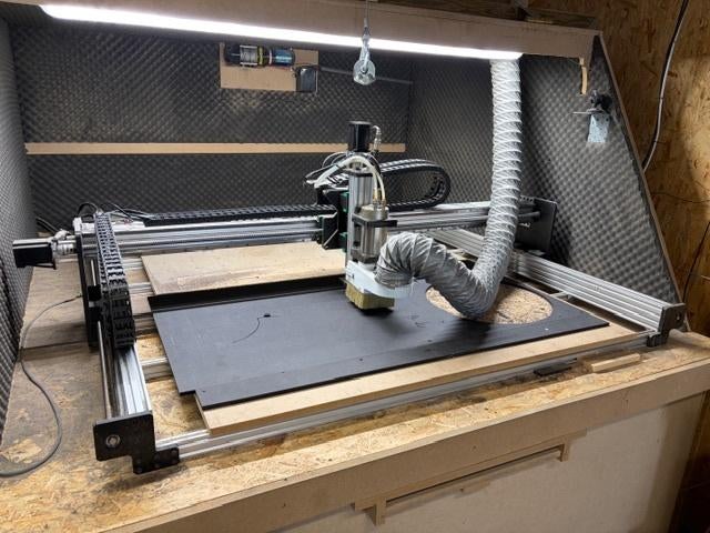 OPEN CNC QA-22 CNC Freesmachine – incl pc en afzuiger, Ophalen, Gebruikt, Overige soorten, OPEN CNC