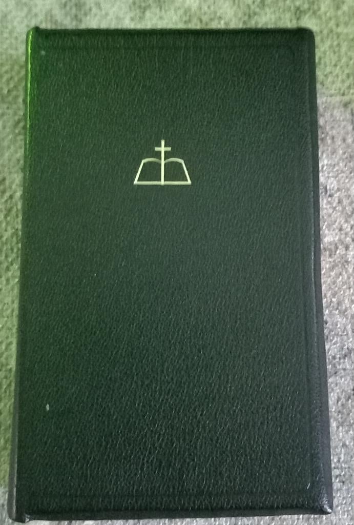 Bijbel Kerkboek in zwart leer, Ophalen of Verzenden, Gelezen, Christendom | Protestants