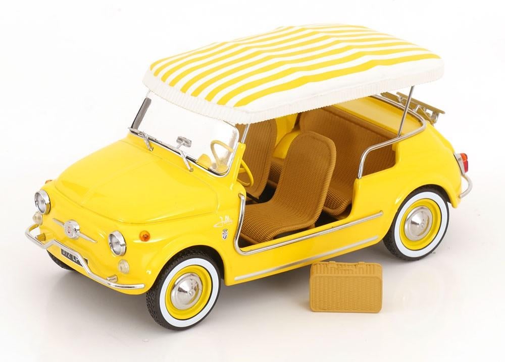 Fiat 500 "Jolly" 1965 Geel 1-18 Norev, Tschuiten@hotmail.com, Auto, Frankrijk, Norev