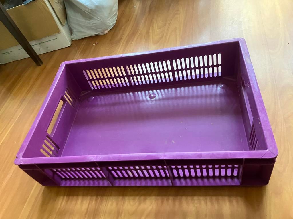 Krat (60x40x13cm), Ophalen, Zo goed als nieuw