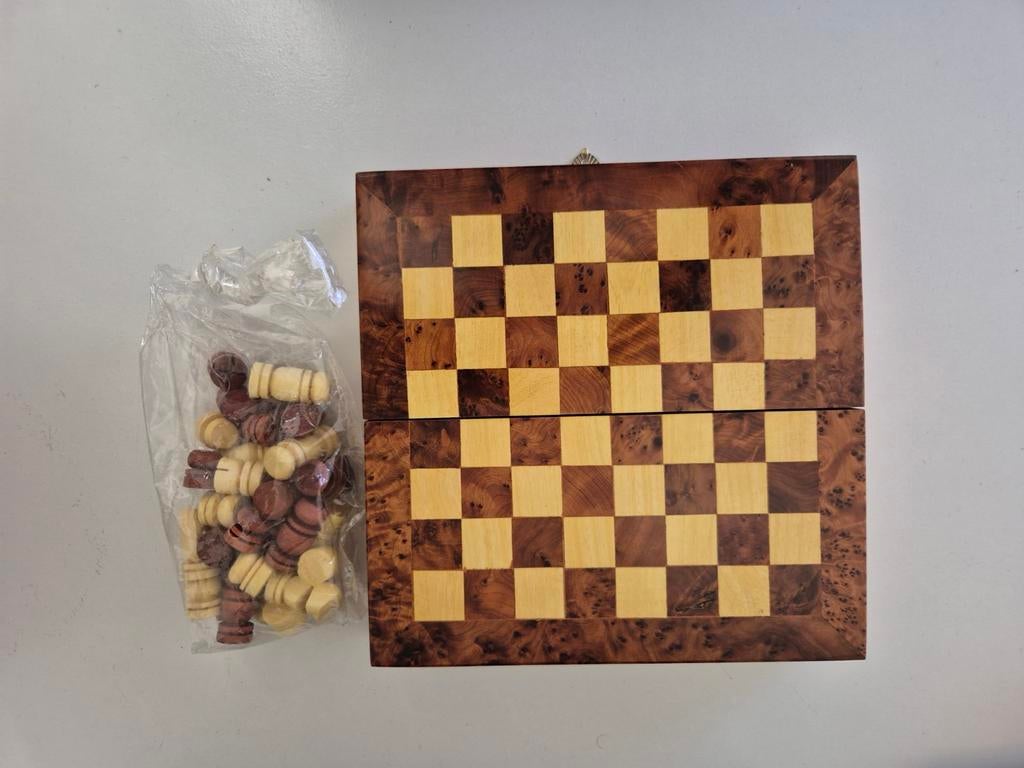 Handgemaakt Traditioneel Schaakspel - Echec, Hobby en Vrije tijd, Denksport en Puzzels, Nieuw, Ophalen of Verzenden