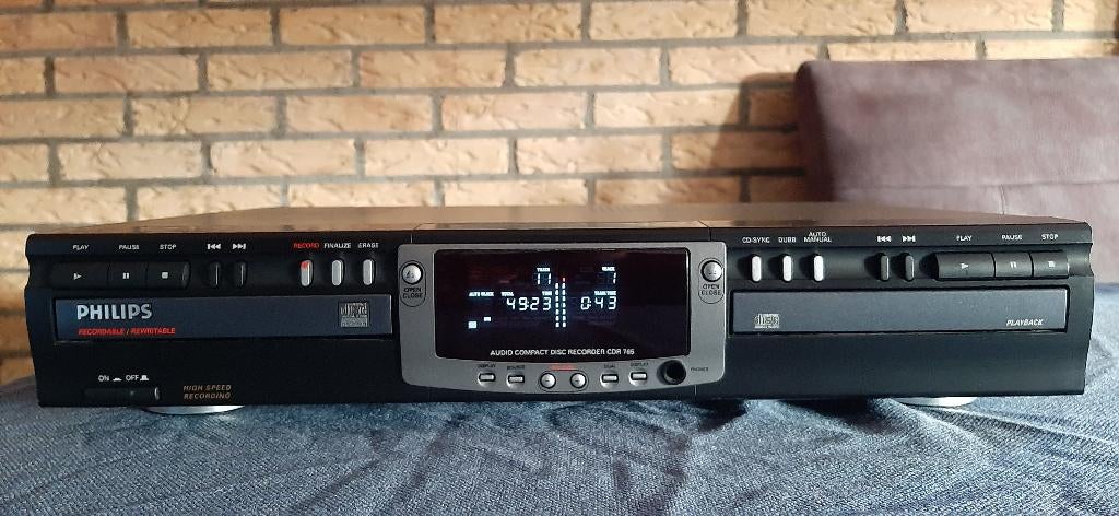 Philips CD recorder, Ophalen, Zo goed als nieuw, Philips