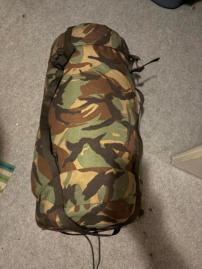 M90 Slaapzak met binnenhoes en Gore-Tex buitenhoes, Caravans en Kamperen, Slaapzakken, Ophalen of Verzenden, Zo goed als nieuw