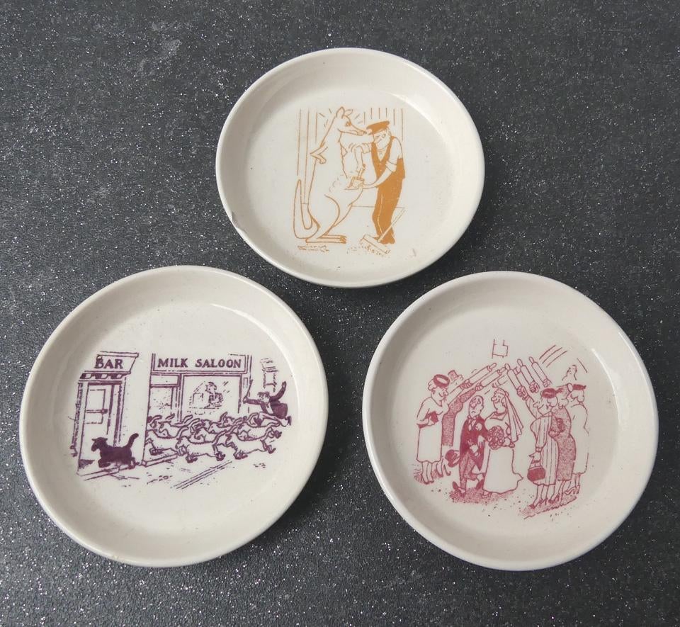 Zenith Gouda vintage schaaltjes cartoon schaaltje, Huis en Inrichting, Keuken | Servies, Gebruikt, Ophalen of Verzenden, Schaal of Schalen