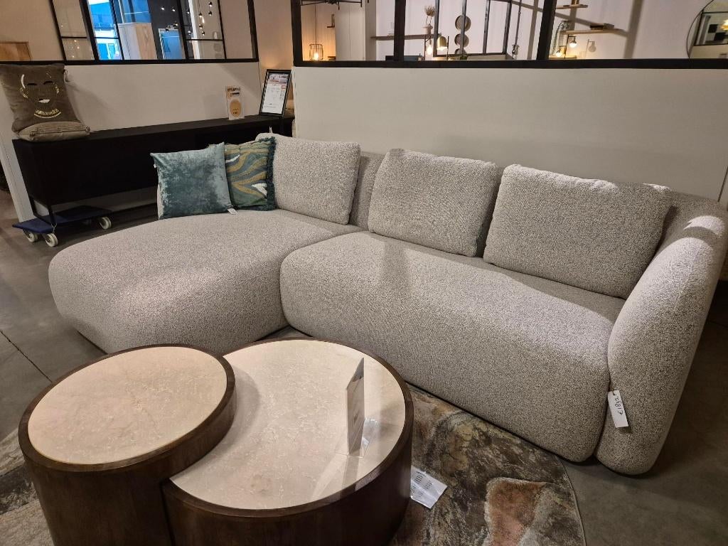 bank met loungedeel - Pepp interiors - Cloud, 250 tot 300 cm, Hoekbank, Ophalen of Verzenden, Driepersoons