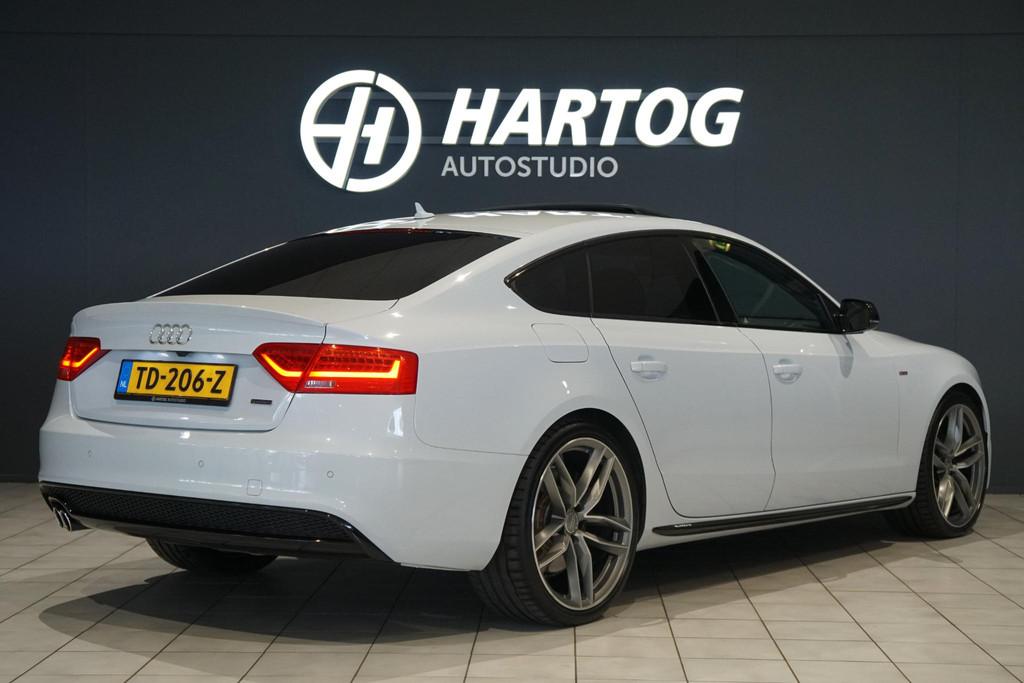 Audi A5 Sportback 3.0 TDI quattro Suzuka Grau 3x S-Line + PA, Auto's, Audi, Gebruikt, Euro 6, 197 €/maand, Leder en Stof
