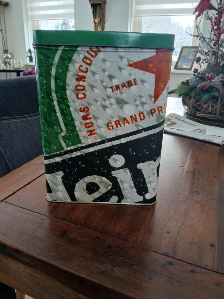 Tk Heineken blik Bieden, Verzamelen, Blikken, Ophalen of Verzenden, Overige