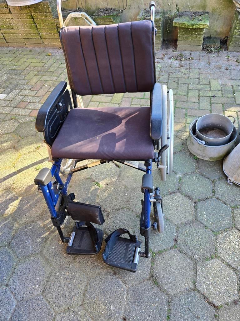 Te koop breede rolstoel, Ophalen, Gebruikt, Duwrolstoel