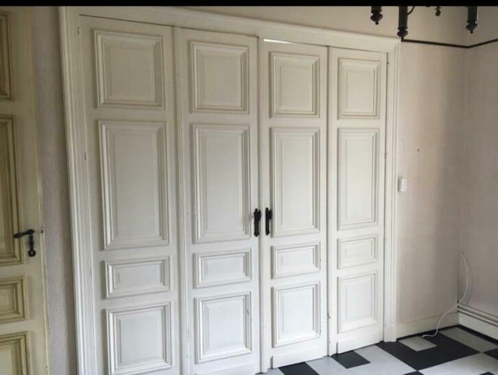 Prachtige set antieke zware pitchpine ensuitedeuren uit 1855, Doe-het-zelf en Verbouw, Deuren en Horren, La belle porte, Jurgen.hoogenboezem@gmail.com